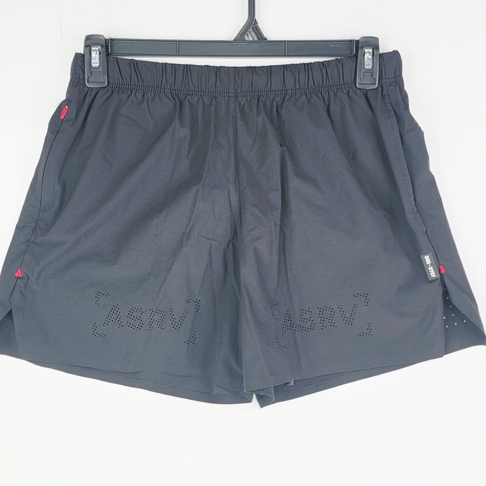 ASRV Men's Size M Black Brief Lined DSG-0737 Ripstop 6" Perforated Shorts